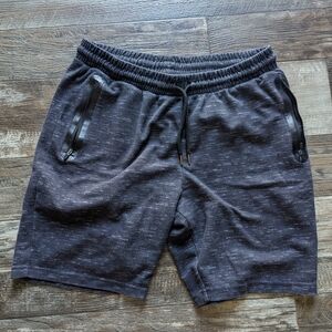 Pony Black Athletic Shorts Elastic Waistband